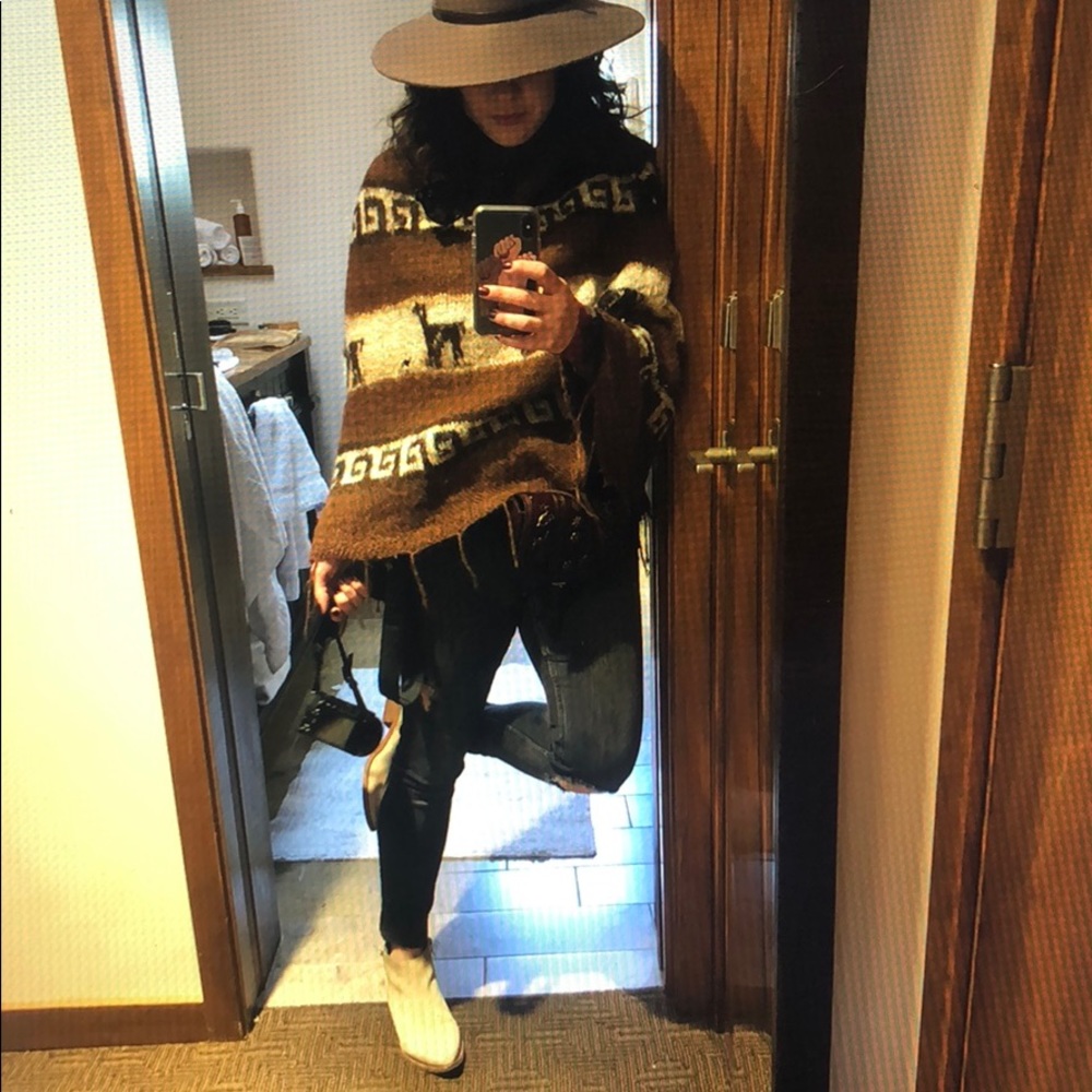 Vintage Wool Poncho